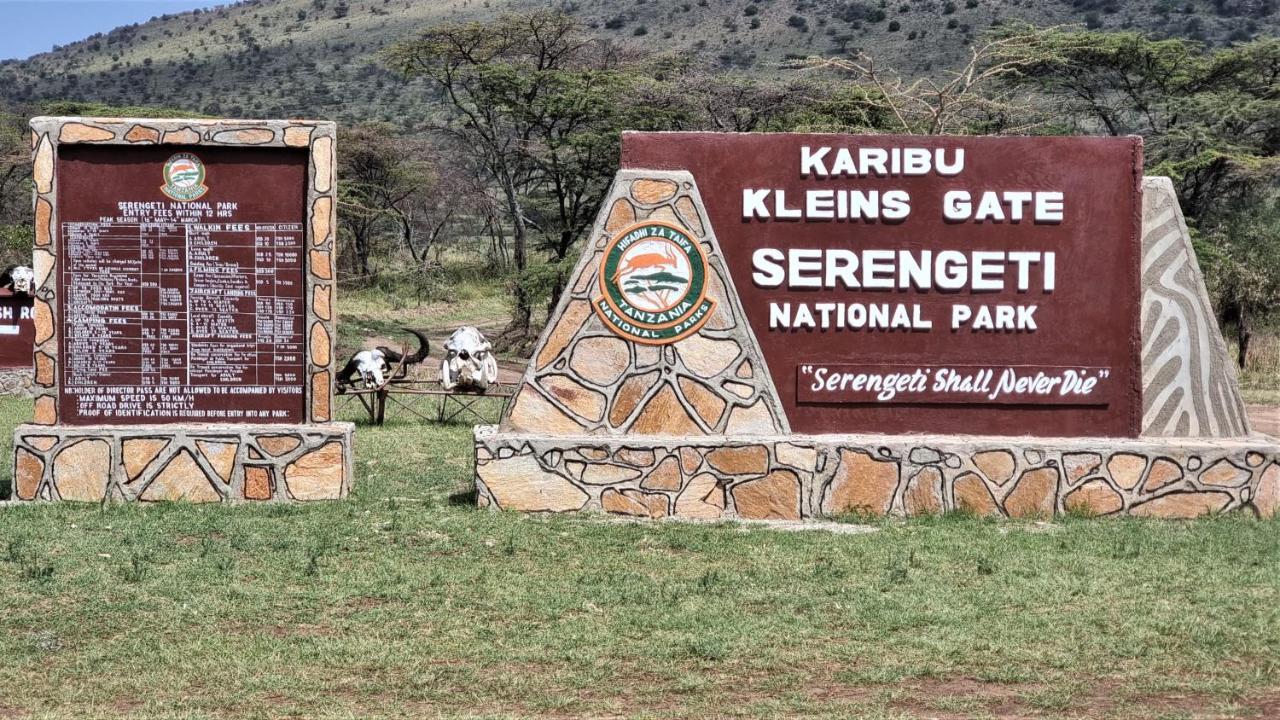 Africa Safari Maasai Boma Camping Serengeti-Savanne Exterior foto