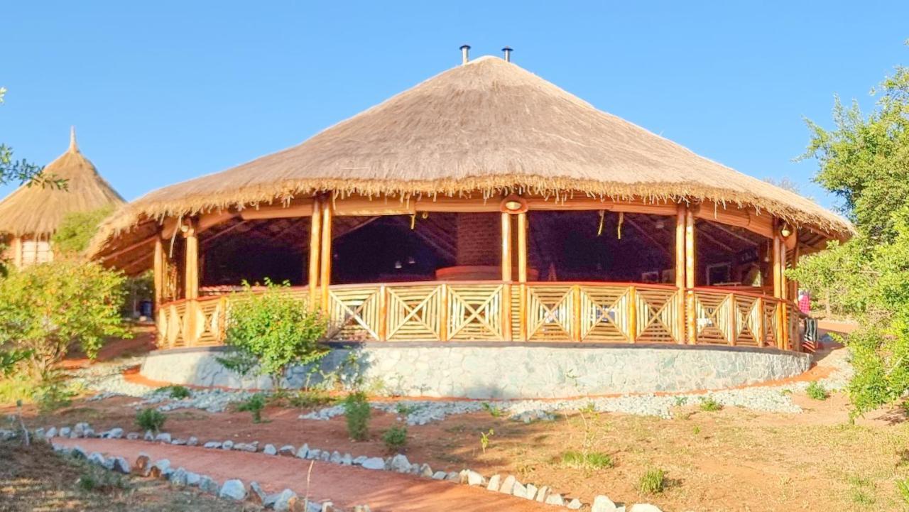 Africa Safari Maasai Boma Camping Serengeti-Savanne Exterior foto