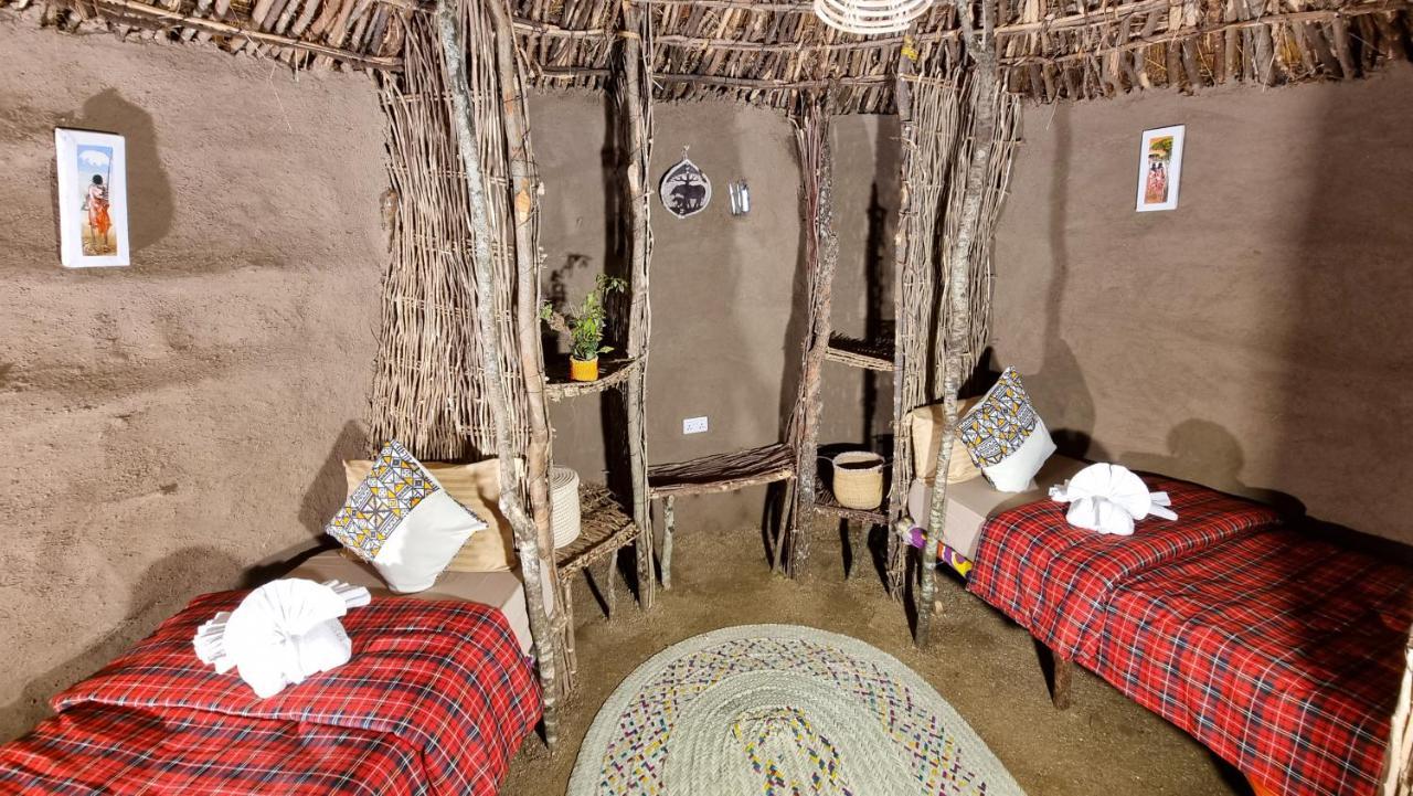 Africa Safari Maasai Boma Camping Serengeti-Savanne Exterior foto