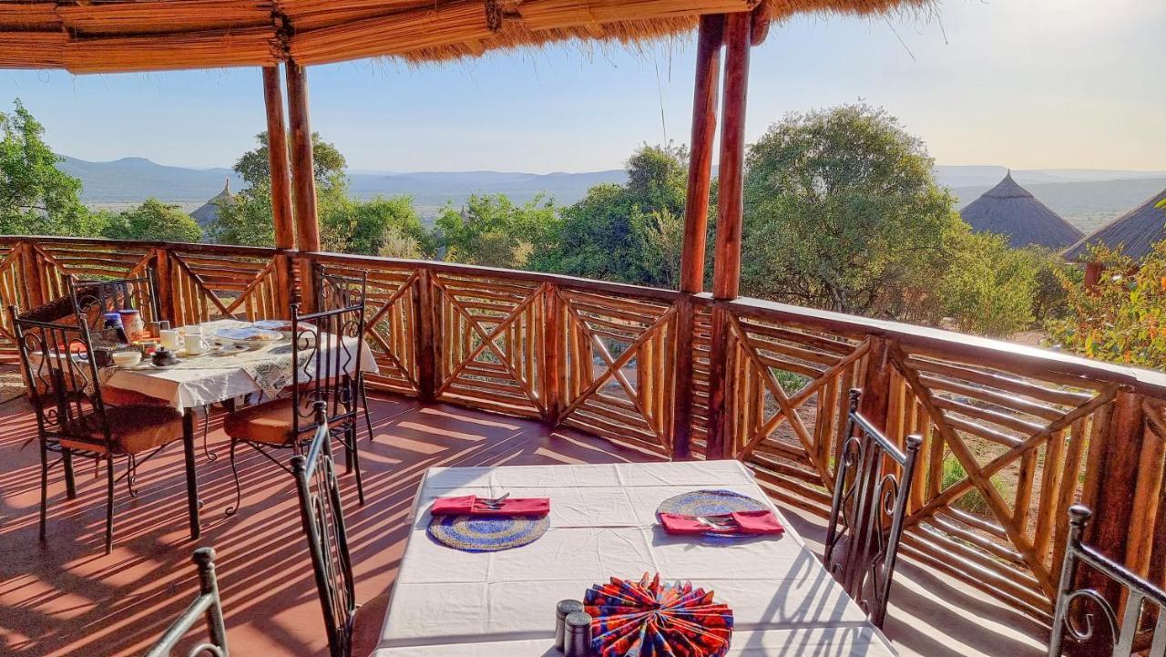 Africa Safari Maasai Boma Camping Serengeti-Savanne Exterior foto